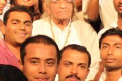 With Guruji Dr BKS Iyengar