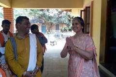 With Sushri Niveditha Didi Vice President of Vivekananda Kendra Kanyakumari