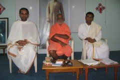 With my Dhyana Guru Swami Pragya Aranya Yogi Protoplasm and my Maste  Dr Rangan ji