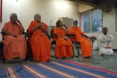 With Swamini Swatmanishtananda ji, Swamini Varadanandaji, Swamini Bhumavidhyananda ji and Swamini Gurupriyananda ji Mataji