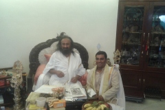 With Sri Sri Gurudev