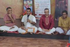With Yoga Mitras Dr Raghavendra Pai Dr Shridhar and Sriman Srirangadhama