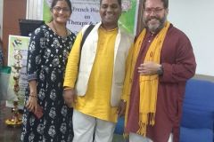 With Dr Ananda Balayogi Bhavanani and Yogachemmal Dr. Meena Ramanathan