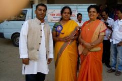With Smt Vanathi Srinivasan G aen. Secretary BJP Tamil Nadu and Sister Vasantha Rani