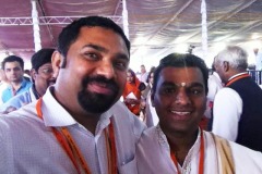 With Dr Santhosh who was my YIC student at S VYASA