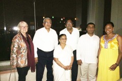 With Prof Ann DeBaldo Prof NV Raghuram ji Didi and NV Shantaram ji